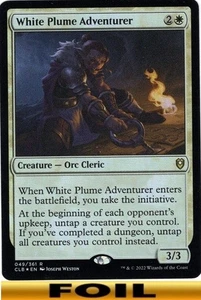 1x - White Plume Adventurer - FOIL - Commander Legends: Baldur's Gate - NM MTG - Picture 1 of 1