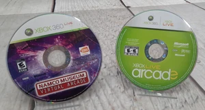 Microsoft Xbox360 Arcade Compilation Namco Museum Virtual Arcade Lot 2 Disc Only - Picture 1 of 4