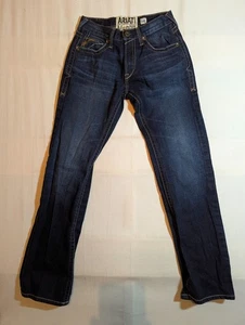 Ariat Jeans Men's 30/34 H2LO M5 Straight Leg Slim Fit Five Pockets Denim Blue - Picture 1 of 10