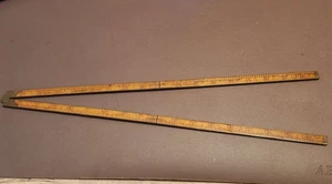 Antique STANLEY No. 66 3/4 Folding Rule Ruler Sweetheart Era 1902-1942 - Picture 1 of 5
