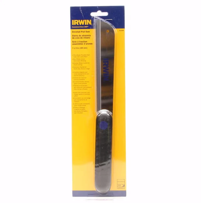 Irwin 213104 7-1/4 polegadas cavilhas de corte niveladas, serra de puxar detalhe/detalhe - Imagem 1 de 1