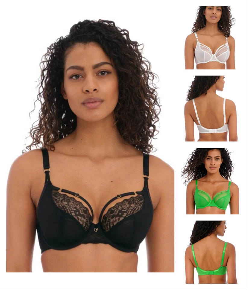 Freya Temptress Bra Plunge Underwired Sexy Semi Sheer Lace Womens Bras 400102 - Image 1 of 1