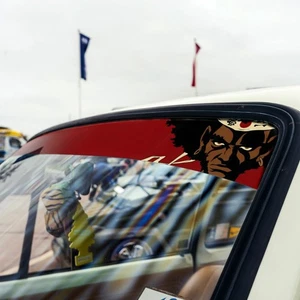 Calcomanía parabrisas impresa número Rokutaro Samurai anime 60" Afro Justice - Imagen 1 de 1