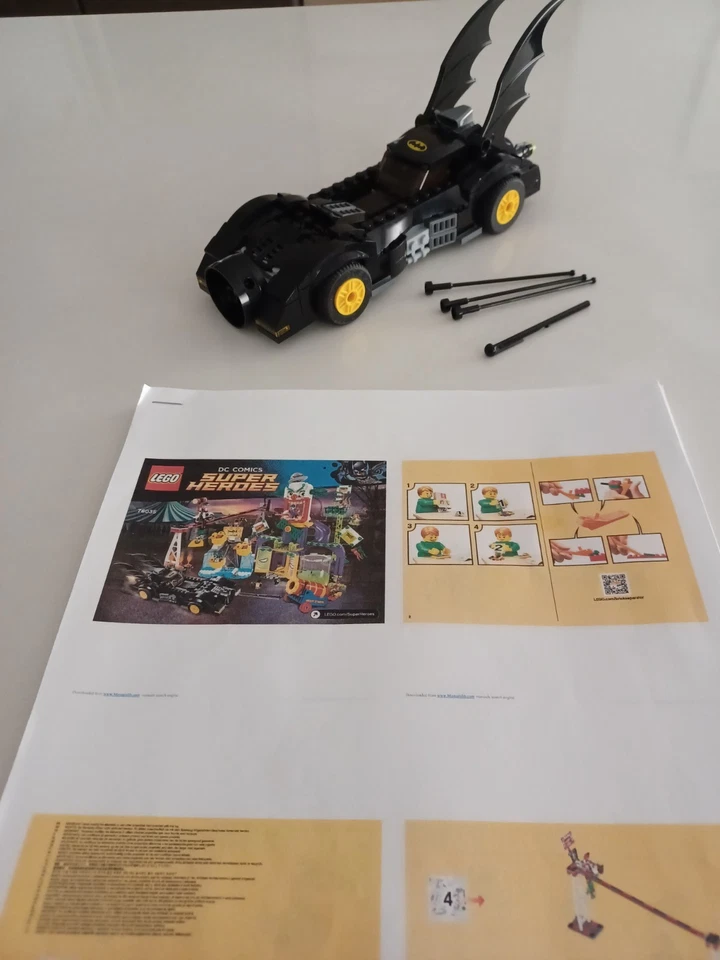 LEGO 76035 Batmobile car from Jokerland DC Batman 2015  - image 1 of 1