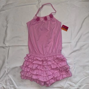 Biscotti Kate Mack Girls Ruffle Romper Size 10 NWT Boutique Line - Picture 1 of 13