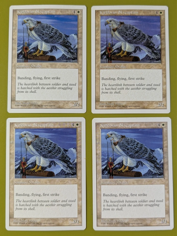 Kjeldoran Skycaptain x4 Fifth Edition 5th 4x Playset Magic the Gathering MTG - Image 1 of 1