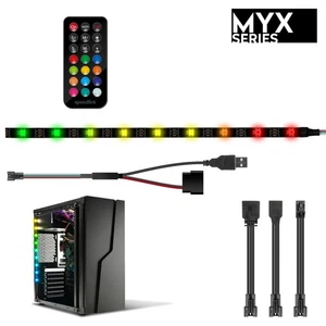 Speedlink MYX LED PC Kit Stripe Listwa Oświetlenie Gaming PC Obudowa Tower Case - Zdjęcie 1 z 11