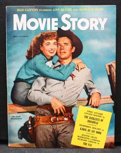 Vintage "Movie Story" Magazine - May 1949 - Ann Blyth Howard Duff Cover - Imagen 1 de 1