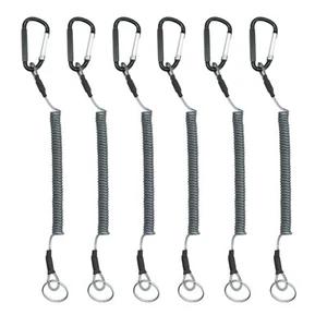 Stretchy Spiral Keyring Spiral Retractable Coil Spring Key chain Anti-Lost St... - Picture 1 of 8