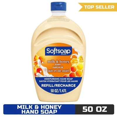 Softsoap Milk & Honey Liquid Hand Soap Refill, 50 Oz - Image 1 of 4