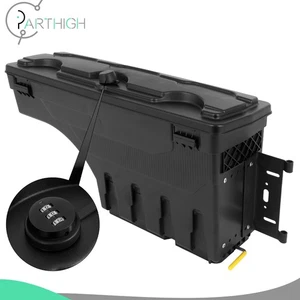 Truck Bed Storage Tool Box For 15-22 Ford F150 Swing Case Code Lock Right Side - Picture 1 of 19