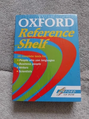 Oxford Reference Shelf PC CD ROM Brand New and Sealed - Image 1 of 4