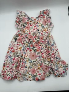 Vestido Giratorio Little Sleepies Play Floral Bambú Malva Prado Talla 3T - Imagen 1 de 3