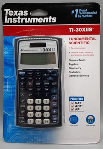 Texas Instruments TI-30XIIS Scientific Calculator White & Gray, SAT ACT AP - Picture 1 of 2