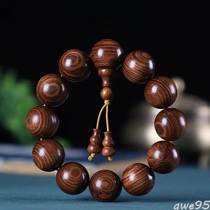 Chinese Traditional Rosewood Bracelets Prayer Beads Gourd Bracelet Ornaments - Picture 1 of 3