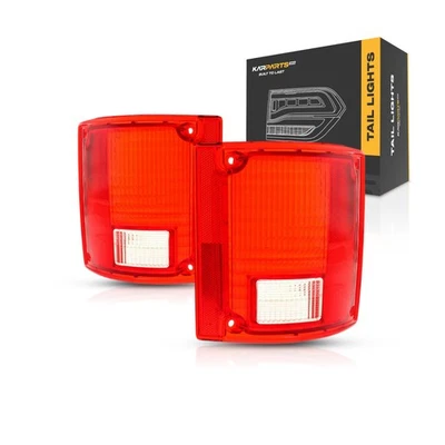 For 1973-1991 Chevy Pickup Tail Light Lens Driver & Passenger Side Foto 1 de 4