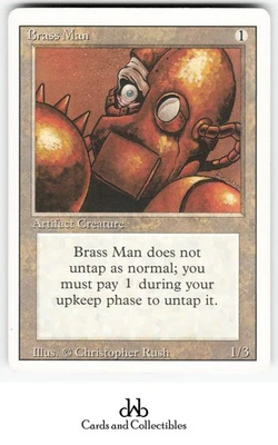 Revised Edition Brass Man Lightly played Uncommon - Image 1 of 2