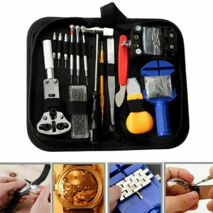 147Pc Watch Battery Change Repair Tool Band Pin Remover Back Case Opener Kit - Picture 1 of 11