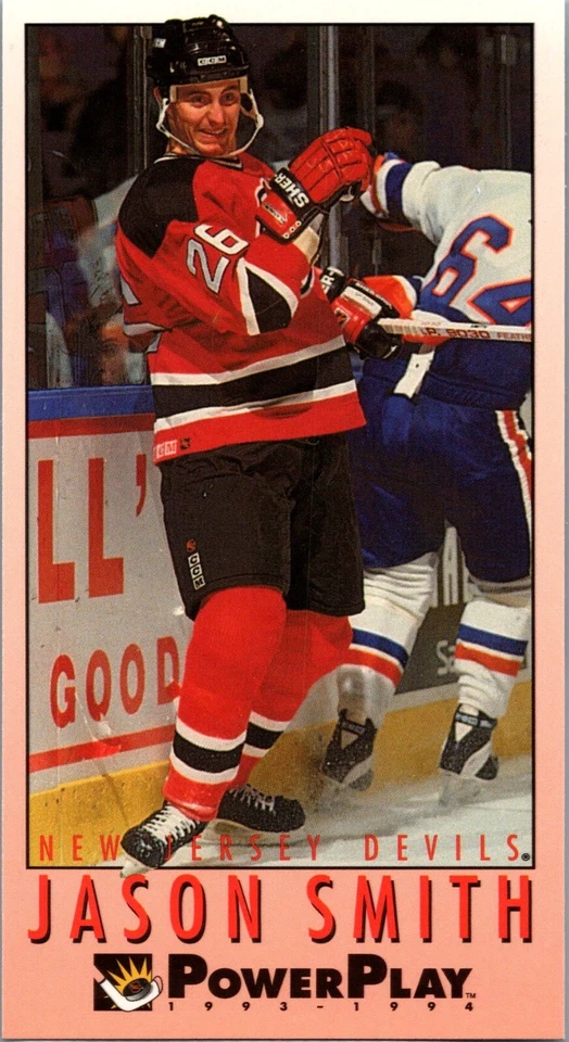 1993-94 Fleer Power Play Tall Boy - #381 Jason Smith - Image 1 of 2