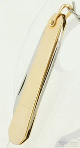 Art-deco styled vintage YGF & SS file and pocket knife watch chain fob - Picture 1 of 4