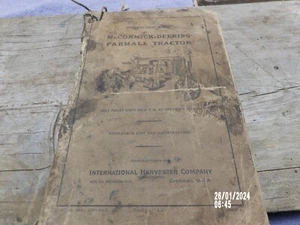 Mccormick-Deering Farmall Regular Tractor Instruction Book Operators Manual 1927 - Picture 1 of 6