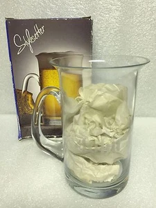 NEUF ! Cristal soufflé à la bouche Stylesetter 18 oz Tasse à bière - PERSONNALISÉE JOHN - Photo 1/4