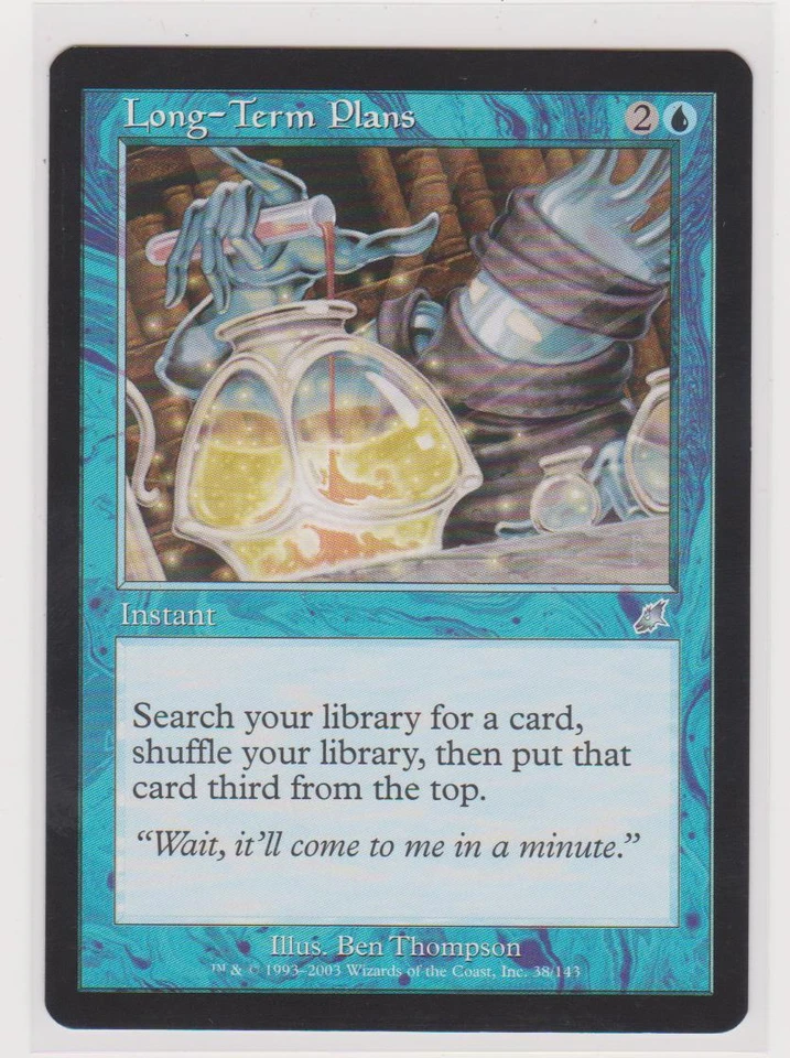 1x Long Term Plans - Scourge - NM MtG Magic The Gathering Uncommon - Image 1 of 1
