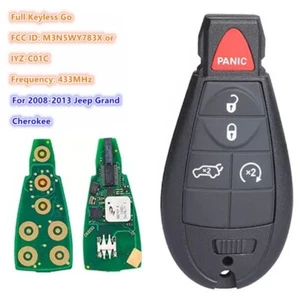 Keyless Go Smart Prox Remote Key Fob For Jeep Grand Cherokee 2008-2013 IYZ-C01C - Picture 1 of 5