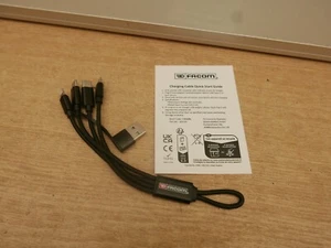 FACOM USB 10CM MOBILE PHONE CHARGING CABLE CONNECTOR LEAD - Picture 1 of 1