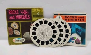 View-Master ROCKS AND MINERALS - B677 - 3 Reel Set + Booklet 1967 - Picture 1 of 7