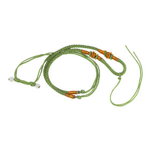 3pcs Jade Rope Nylon Cord Necklace Strings Emerald Rope, Light Army Green