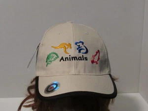 NWT Australia Animals Beige Clothback Hat - Picture 1 of 5
