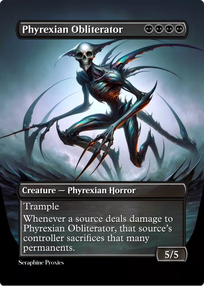 Phyrexian Obliterator - High Quality Altered Art Custom Cards - Image 1 of 1