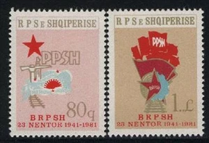 Albania MNH Sc 2011-12 Mi 2107-08 Youth Org. - Bild 1 von 1