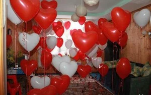 10"-12" Heart Balloons Romantic Valentines Wedding Decoration i love you baloons - Picture 1 of 8