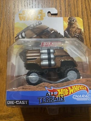 Coche Personaje Chewbacca Todo Terreno Hot Wheels Star Wars Foto 1 de 4
