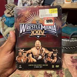 Wrestlemania XXIV DVD in Limited Edition Collectors Tin Case - Picture 1 of 5