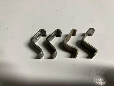 1955 1956 Thunderbird & 1955 Ford speedometer, gauge cluster housing 4 brackets - Image 1 of 2