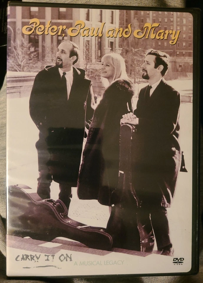 Peter, Paul & Mary: Carry It On DVD, A Musical Legacy, New Sealed, 1960s Trio - Image 1 of 1