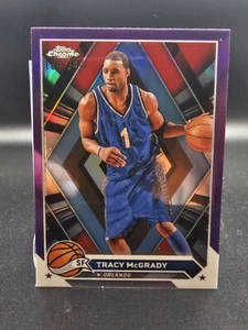 2023-24 Topps Chrome Basketball Tracy McGrady Purple Refractor #184/349 - Picture 1 of 2
