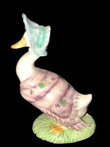 BESWICK BEATRIX POTTER JEMINA PADDLEDUCK ENGLAND DUCK POTTERY FIGURINE VINTAGE - Picture 1 of 4