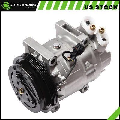 Compresor de aire acondicionado con embrague para 2001 2002 2003 2004 para Nissan Pathfinder 3,5 L Foto 1 de 4