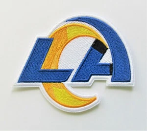LOTTO DI (1) PATCH LOGO RICAMATO NFL L A RAMS (ARTICOLO # 26B) - Foto 1 di 1