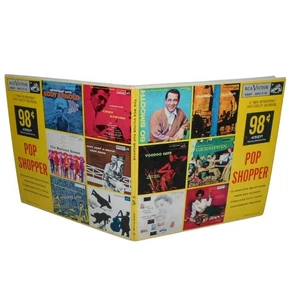 Vintage 1955 RCA Victor Pop Shopper Vinyl 45 RPM 3 Record Set Jazz Pop Folk - Foto 1 di 9