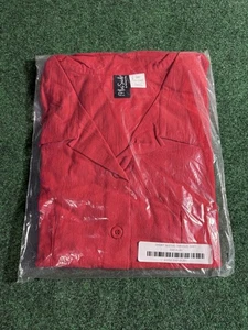 On The Plus Side by Making It Big Women's Short Sleeve Oversize Shirt Ruby 5XP - Picture 1 of 4