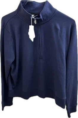 Pullover Travis Mathew Cloud polar media cremallera azul marino nuevo con etiquetas para mujer XL Foto 1 de 4