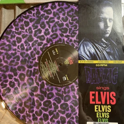 Sings Elvis-A Gorgeous Purple Leopard Picture Disc Vinyl by Danzig (Record,... - Image 1 of 2