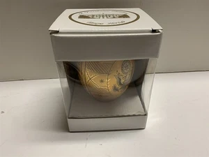 Weißes Haus Feiertage Das goldene große Siegel Ei Made in Poland Ei Glas Ornament - Bild 1 von 3