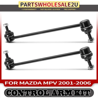 Kit de ligação de barra oscilante frontal 2 peças para Mazda MPV 2001 2002 2003 2004 2005-2006 - Imagem 1 de 4