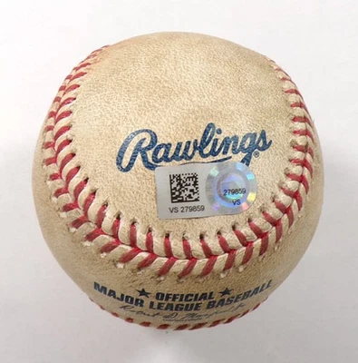 2021 Brewers @ Pirates Game-Used Baseball Tyrone Taylor Chasen Shreve Single COA - Image 1 of 3